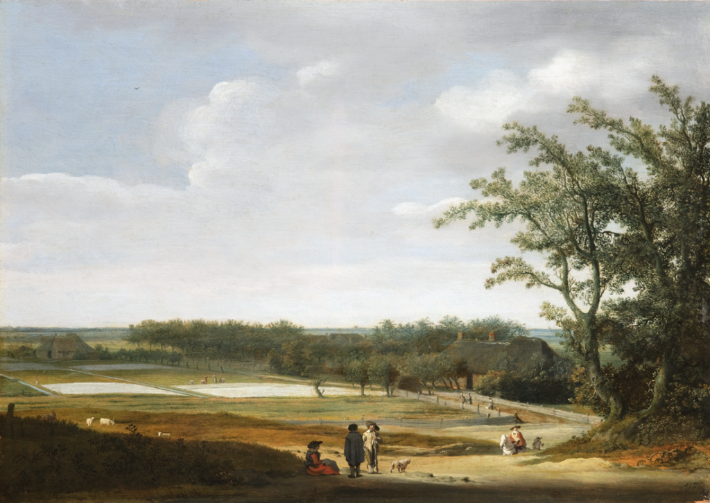 Pieter Post. Panorama met bleekvelden bij Haarlem (1631). Parijs, fondation Custodia